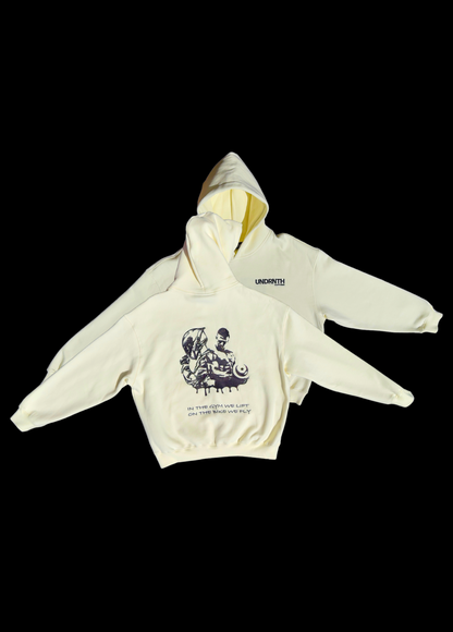 "CreamWhite" - HOODIE